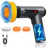 Aparat polish auto, cu dubla actiune, sistem de racire cu aer, 1300 Rpm, port de incarcare USB, gri