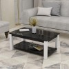 Masuta Cafea Lux Coraline Refik 90x50 cm, MDF/PAL, Picioare Compozit - Design Modern Living