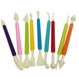 Set 9 Instrumente de modelat pentru cofetarie, Multicolor, 17 cm, TopBazar