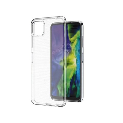 Husa silicon compatibila cu Samsung Galaxy A22 4G/LTE - Transparent foto