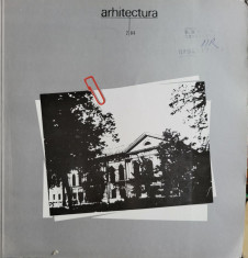 Revista Arhitectura RA 2 1984 Odorhei, Palatul Ghica, TIB 83 Dacia Aro Mobra foto