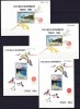 DB1 Fauna Pasari Sport Olimpiada Tokyo 1964 Guineea 4 x SS MNH, Nestampilat