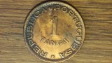 India Portugheza - moneda coloniala raruta- 1 tanga 1947 - an unic de batere, stare foarte buna! superb patinata !