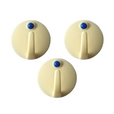 Set 3 cuiere pentru baie sau bucatarie, Crem, Q-HZR4