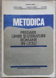 METODICA PREDARII LIMBII SI LITERATURII ROMANE IN LICEU-C. BARBOI, C. IONESCU, GH. LAZARESCU, I. NEGRET-260684