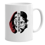 Cana alba personalizata la casa de papel, INOVATIX&reg;. 330 ml, Oem