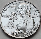 25 cents / quarter dollar 2024 USA, Dr.Mary Edwards Walker, Lit. D, km#789, America de Nord