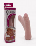 Dildo Realist Lybaile, TPR, 15.5cm, 3.3cm diametru, Natural, Flexibil - Donguri