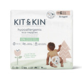 Scutece hipoalergenice Eco Nr. 6, +14 kg, 26 bucati, Kit&amp;Kin