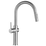 Baterie de bucătărie Rea Fresh High BRUSH NICKEL