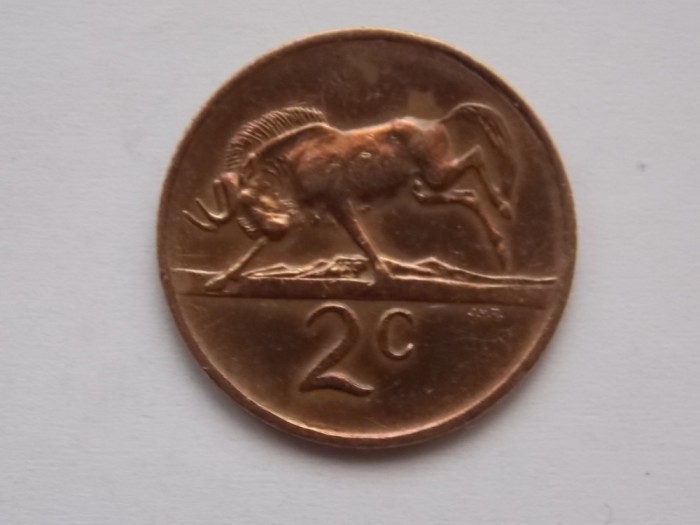2 CENTS 1976 AFRICA DE SUD-COMEMORATIVA