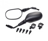 Set 2 oglinzi universale cu suporturi, prindere pe ghidon, culoare negru Cod Produs: MX_NEW LM0006