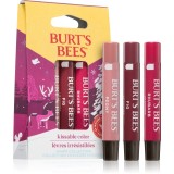 Burt&rsquo;s Bees Festive Kissable Color set cu luciu de buze