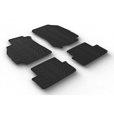 Set covorase auto din cauciuc Renault Fluence 2009-2010, Negru, Gledring, 4 buc. AutoDrive ProParts foto