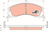 TRW GDB3200 COTEC set placute frana,frana disc