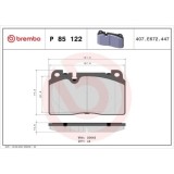 Placute frana Audi Q5 (8rb) 11.08-12.17, Q5 Van (8rb) 11.08-12.17, Fata, BREMBO