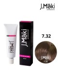 Cumpara ieftin J.Maki Professional Vopsea de par permanenta 7.32 Blond bej mediu 60 ml