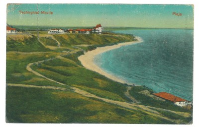 3254 - TECHIRGHIOL, Constanta, Romania - old postcard - used - 1924 foto