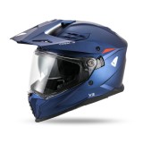 Cumpara ieftin Casca adventure Cosmos albastru / rosu cu viziera