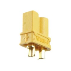 Mufa alimentare DC XT30 mama 2 pini cu lipire pe cablu 15A 500V