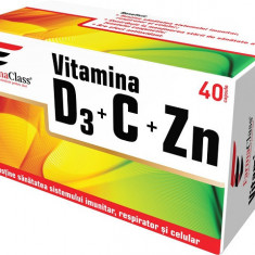 VITAMINA D3+C+ZN 40CPS