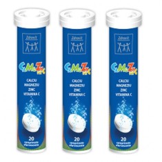 CaMgZn + Vitamina C Zdrovit 20cpr efervescente