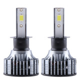 Cumpara ieftin Set 2 LED-Uri Auto Techstar&reg; V8, H3, 120W, 12-24V, 15000 Lumeni, 6000K, Unghi Fascicul 360&deg;, CSP 3570, Canbus, Radiator Aluminiu, Racire Cooling Tech,