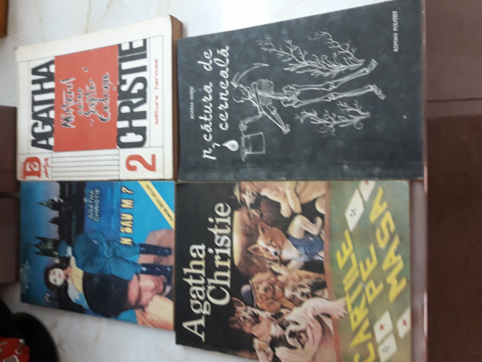 lot 4 romane politiste Agatha Christie