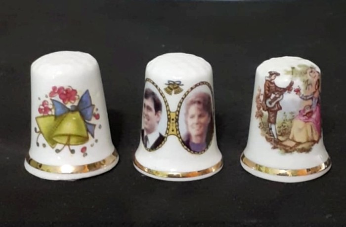3 degetare de colectie din porțelan *4