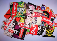 Set Stickere laptop Supreme (telefon, auto, bicicleta) 25 buc foto