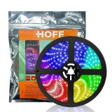 Banda LED RGB Hoff SMD 5050, 5 m, 12 V, 36 W, IP20, interior