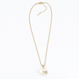 Colier auriu trifoi cu patru foi