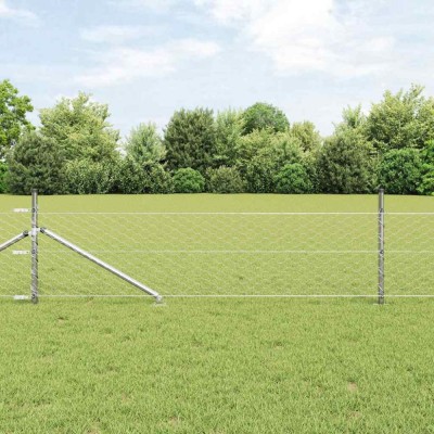Gard Hexagonal 0.4x100 m Oțel Galvanizat foto