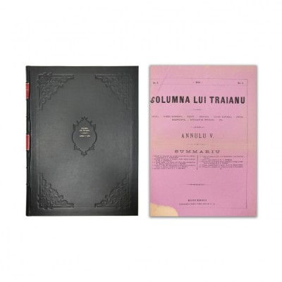 Publicația &amp;bdquo;Columna lui Traian&amp;rdquo;, An. V, nr. 1-9, 1874 foto