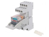 Releu Intermediar 4PDT 24VDC pentru Șină DIN