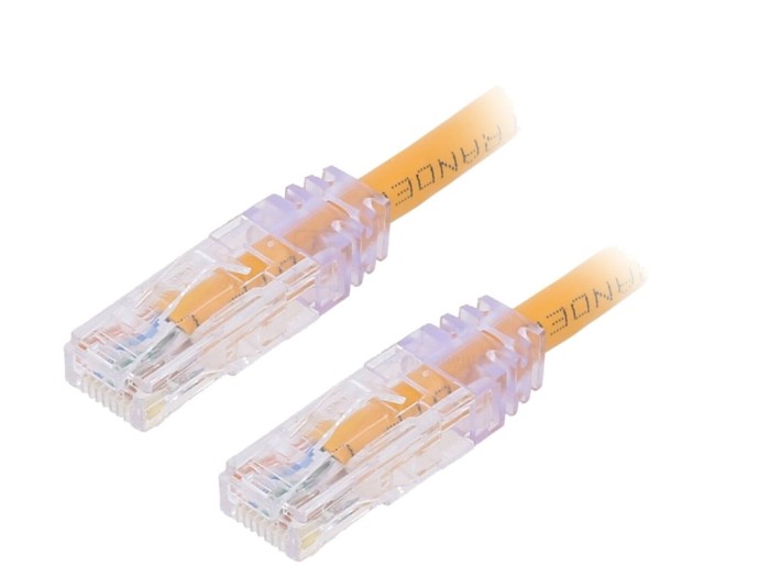 Cablu Patch Cat6 LSZH Portocaliu 1m
