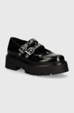 Steve Madden pantofi de piele Overt femei, culoarea negru, cu platforma, SM11003286