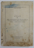 ATLAS DE SEMNE CONVENTIONALE , CARACTERE DE SCRIERE ...PENTRU HARTILE TOPOGRAFICE LA SCARILE : 1:25.000 , 1: 50.000 , 1: 100.000 , APARUTA 1962