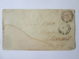 Rar! Plic circulat 1870 emis in perioada Confederatiei Germane de Nord