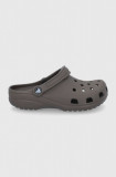 Crocs papuci Classic culoarea maro 207431