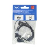 Cumpara ieftin Resigilat : Casca cu microfon si tub acustic PNI HM93, cu 1 pin 2.5mm PNI-MT, negr