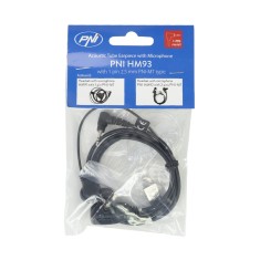 Resigilat : Casca cu microfon si tub acustic PNI HM93, cu 1 pin 2.5mm PNI-MT, negr foto