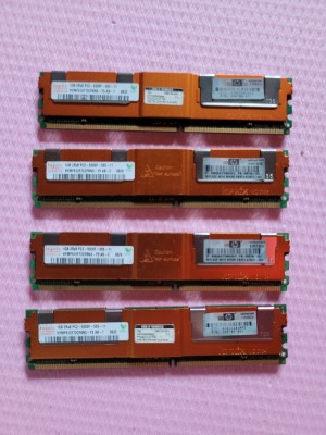 lot 4 placute ram DDR2 - de 1 Gb fiecare - pentru server foto