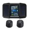 Sistem de monitorizare in timp real a presiunii din anvelope wireless pt motociclete cu 2 senzori, Afisare temperatura, Incarcare Solara, DisplayHD6.5