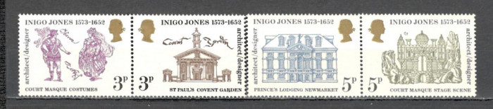 Anglia/Marea Britanie.1973 400 ani nastere I.Jones:arhitect-perechi GA.97