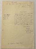 Mihail Sevastos - document vechi - manuscris, semnatura olografa