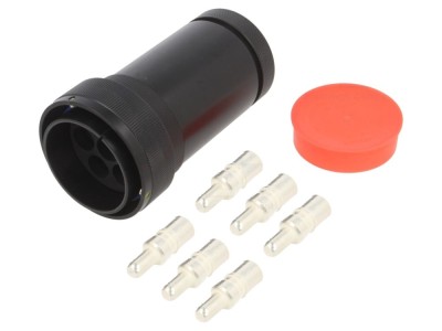 Conector circular tată 6 pini IP68 foto