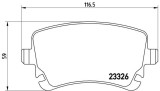BREMBO P 85 076 PRIME LINE set placute frana,frana disc