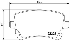 BREMBO P 85 076 PRIME LINE set placute frana,frana disc