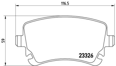 BREMBO P 85 076 PRIME LINE set placute frana,frana disc foto